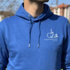 Sudadera Azul Algodón Cicloturista La Cubilla Logo