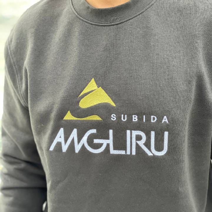Sudadera Subida al Angliru Gris